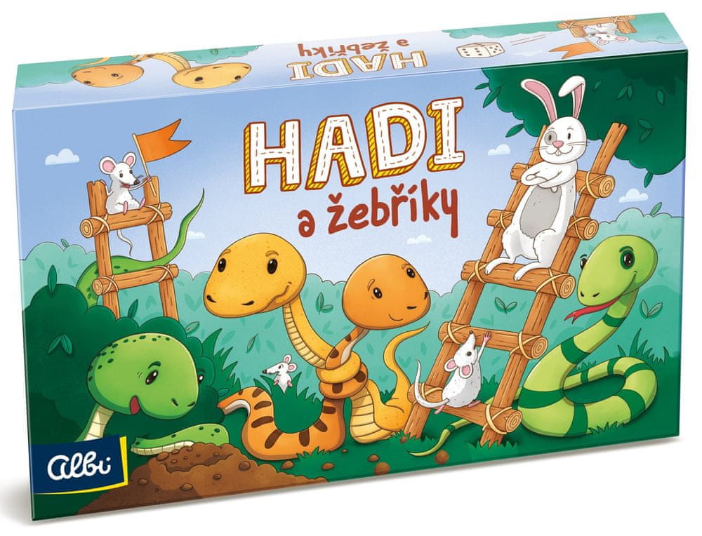 Albi Hady a rebríky detské (Zvieratká)